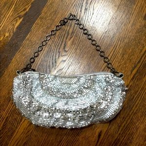 Silver Chainmail Bag